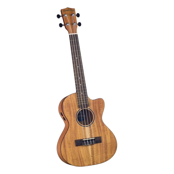 Diamond Head Flamed Acacia Electric/Acoustic Cutaway Tenor Ukulele Outfit