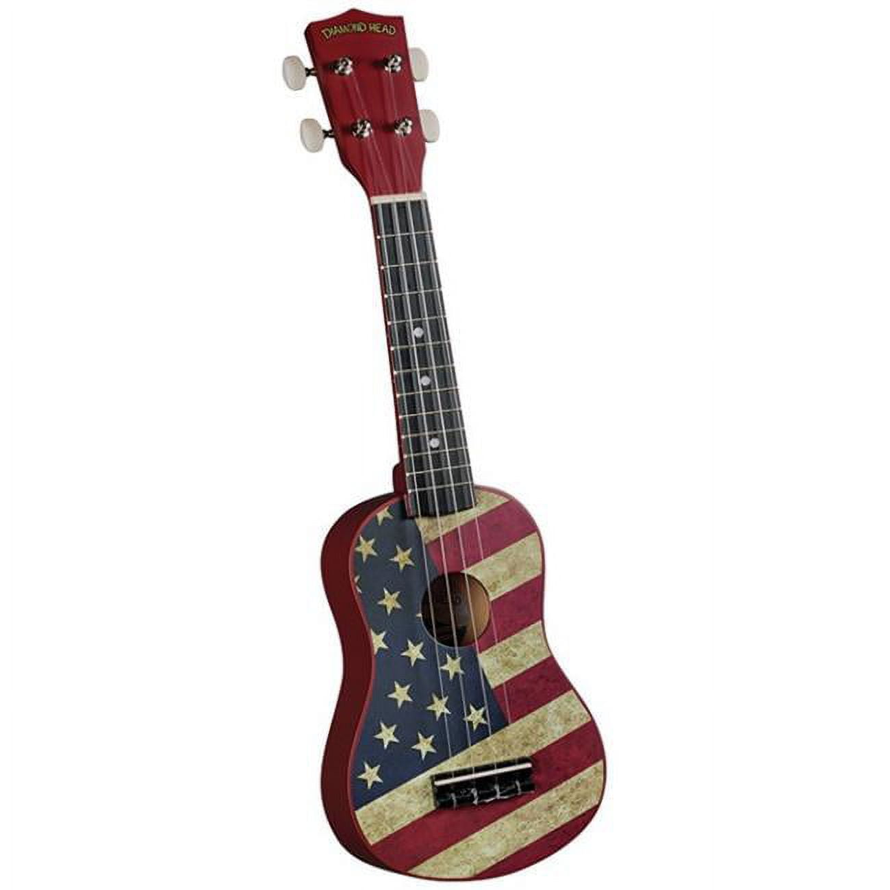 Diamond Head Vintage Series Soprano Uke American Flag Finish