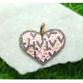 thumbnail image 1 of Diamond Heart Enamel Pendant 925 Silver Designer Diamond Lovers Pendant Gift., 1 of 2