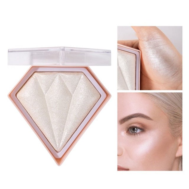 Diamond Highlight Powder Highlighter Facial Bronzers Makeup Glow Face Contour Shimmer Powder