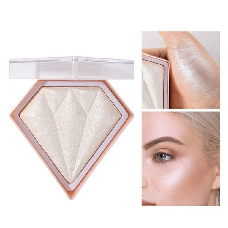 4 Color Glitter Highlighter Powder High gloss Highlighter Contour Palette  Makeup Brighten Face Body Shimmer Illuminator
