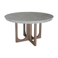 Diamond Home Innwood Round Dining Table in Waxed Concrete & Blonde
