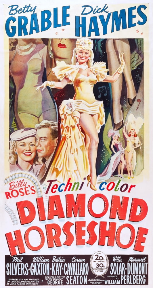 Diamond Horseshoe Canvas Art - (11 x 17)