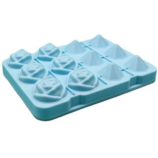 2pcs Large Ice Block Mold, Silicone 8lbs Ice Maker Tray Reusable Big Ice  Cube Mould Stencil Dishwashable for Giant Ice Brick Ice Bath Cold Plunge