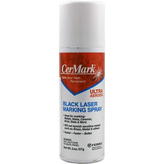 Diamond In The Rough CerMark Black 2 oz Laser Marking Spray