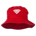 thumbnail image 1 of Diamond Jewelry Logo Embroidered Bucket Hat - Red OSFM, 1 of 5
