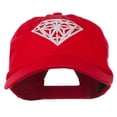 thumbnail image 1 of Diamond Jewelry Logo Embroidered Low Profile Washed Cap - Red OSFM, 1 of 5