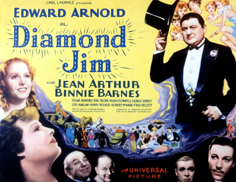 Diamond Jim Canvas Art - (28 x 22)