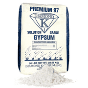 Diamond K Gypsum Organic Garden Grass Plant Food Lawn Fertilizer 50 Pounds