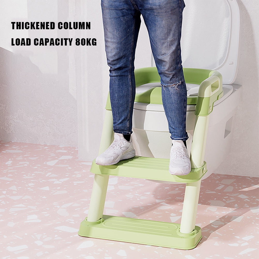 Diamond Kids Potty Seat Height Adjustable Potty Chair Step Stool Portable for Boys Girls