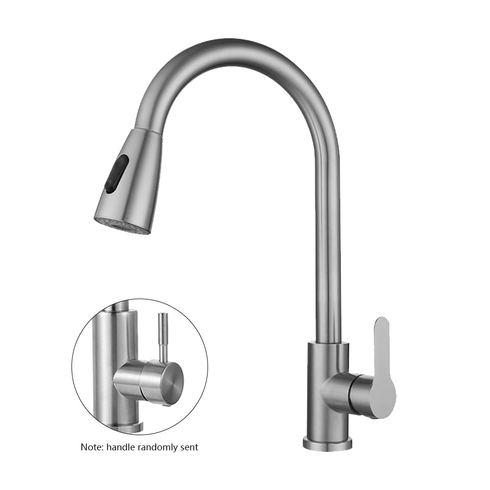 Diamond Kitchen Faucets Sink Pull Out Faucet for Kitchen(silver Pull