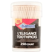 Diamond L'Elegance Toothpicks, 250 count
