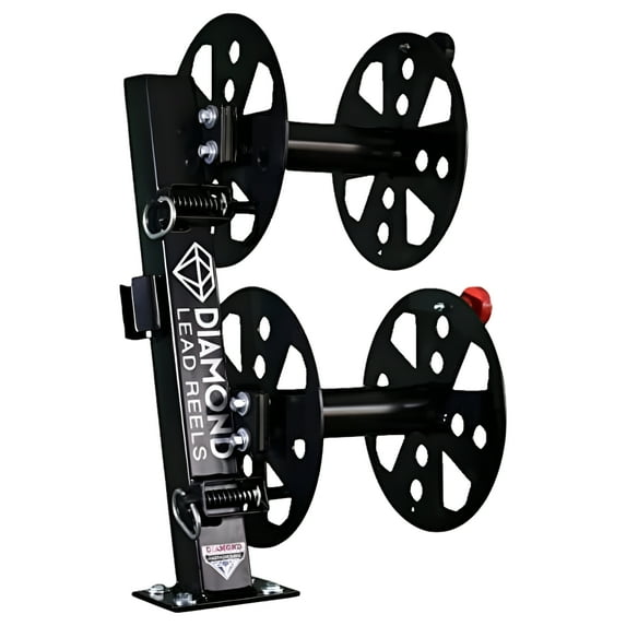 Diamond Lead Reels Heavy Duty Double Welding Cable Lead Reel, 10 Inch