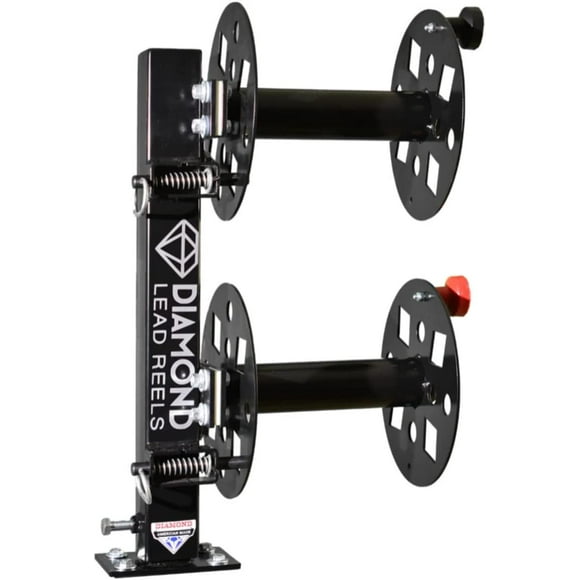 Diamond Lead Reels Swivel Base Welding Cable Lead Reels, 10 Inch, USA Made