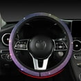 thumbnail image 1 of Diamond Leather Bling Steering Wheel Cover with Shining Crystal Rhinestones, Auto Steering Wheel Covers Accessories for Men Women, 14 1/2 Inch to 15 Inch, Colorful, O-Type, 1 of 7