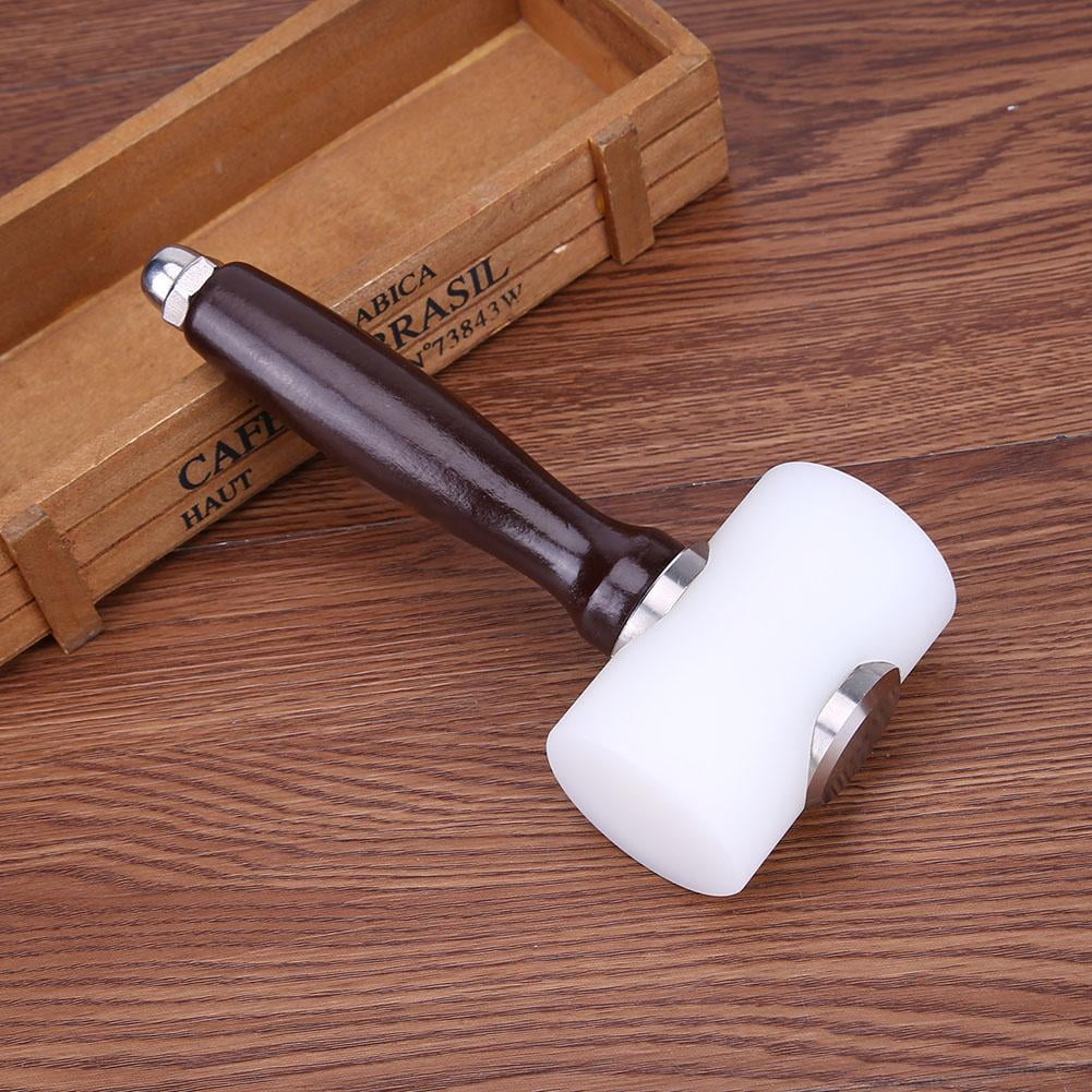 Diamond Leather Carving Hammer DIY Craft Cowhide Punch Cutting Nylon