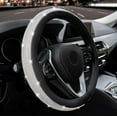 Diamond Leather Steering Wheel Cover Bling Bling Rhinestones, Universal