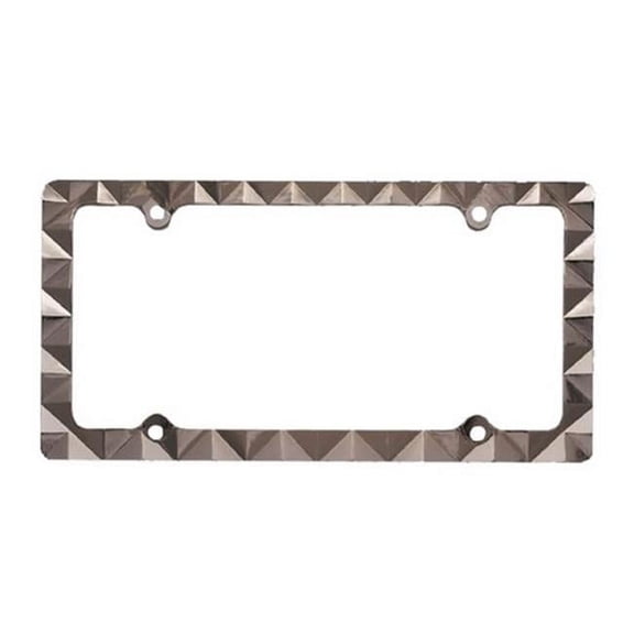 Diamond License Frame, Black Nickle
