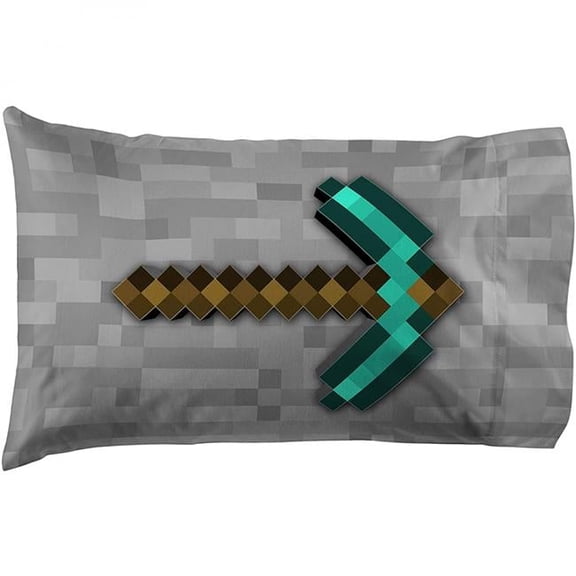 Diamond Life Crafted Items Pillowcase, Gray - Pack of 2