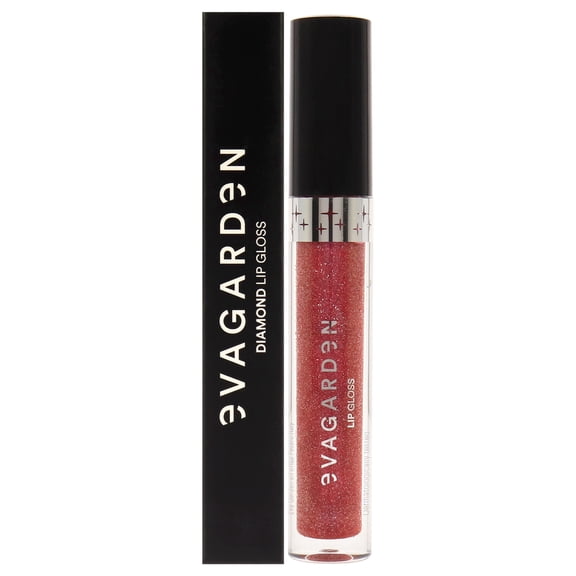 Evagarden Diamond Lip Gloss - 859 Bright Cherry , 0.09 oz Lip Gloss