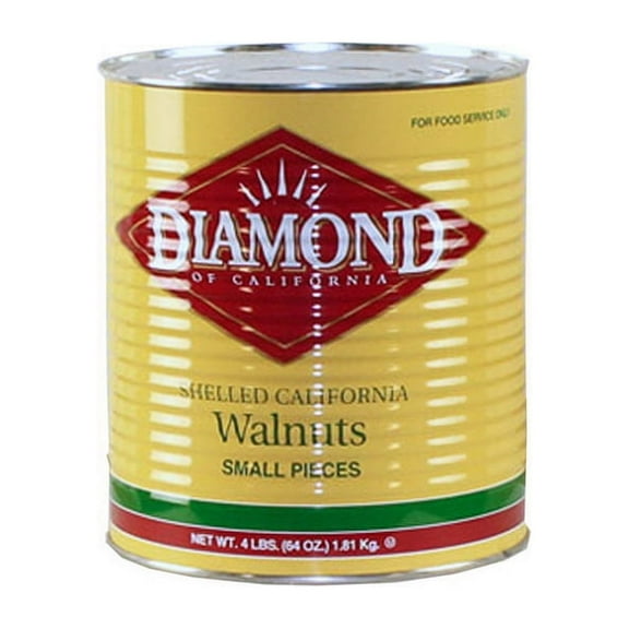 Diamond Llc Shelled California Walnuts - Small Pieces, 4 Lb (6 /Case)