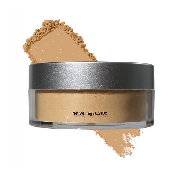Diamond Loose Powder, Shimmer Setting Powder for Face, Oil Absorbing Finishing Powder, Long-Wear Translucent Powder, Matte Makeup Powder with Glitter, 6g