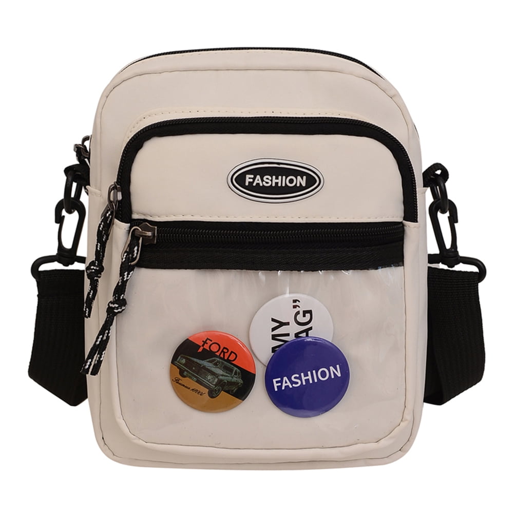 Diamond Men Women Sports Crossbody Bag Vintage Nylon Casual Crossbody