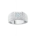 thumbnail image 1 of Diamond Men's Ring in 10K Gold (3/8 cttw) (I-Color, SI3-I1 Clarity), 1 of 4