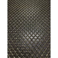 thumbnail image 1 of Diamond Mesh Big Hole 0.5 Inch with or Without Silver Foil Stretch Polyester Spandex Mesh Fabric by The Yard (Black with Gold Foil), 1 of 1