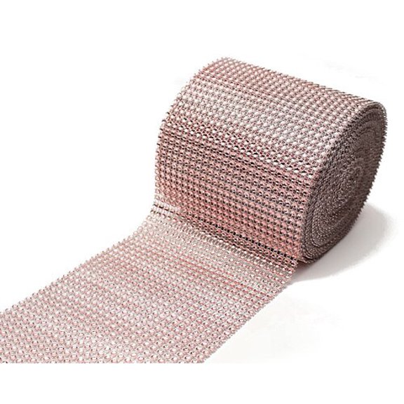 Diamond Mesh Ribbon-Silver,