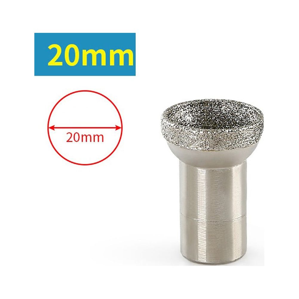 Diamond Mounted Point Head Spherical Concave Coarse Grinding Bit for