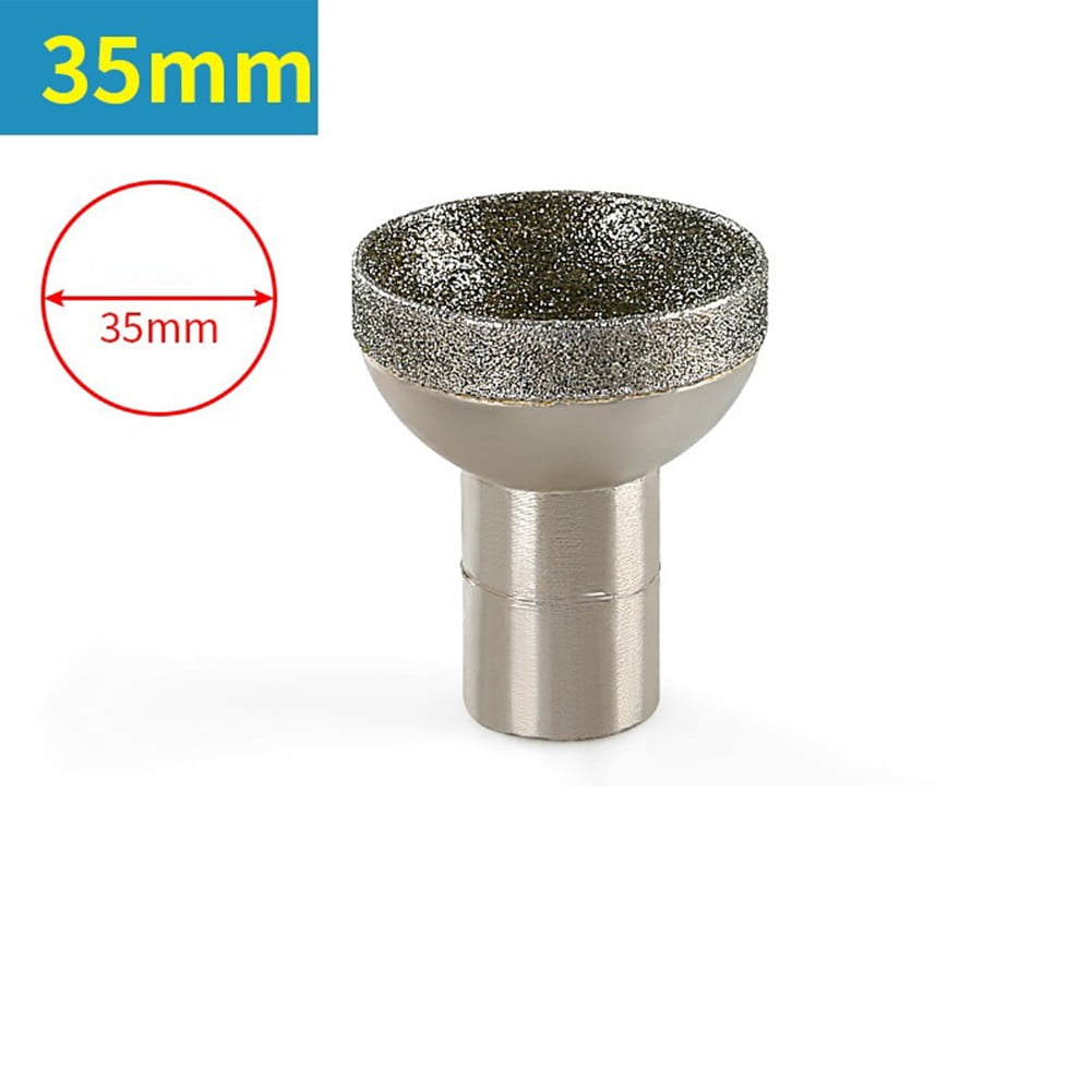 Diamond Mounted Point Head Spherical Concave Coarse Grinding Bit for