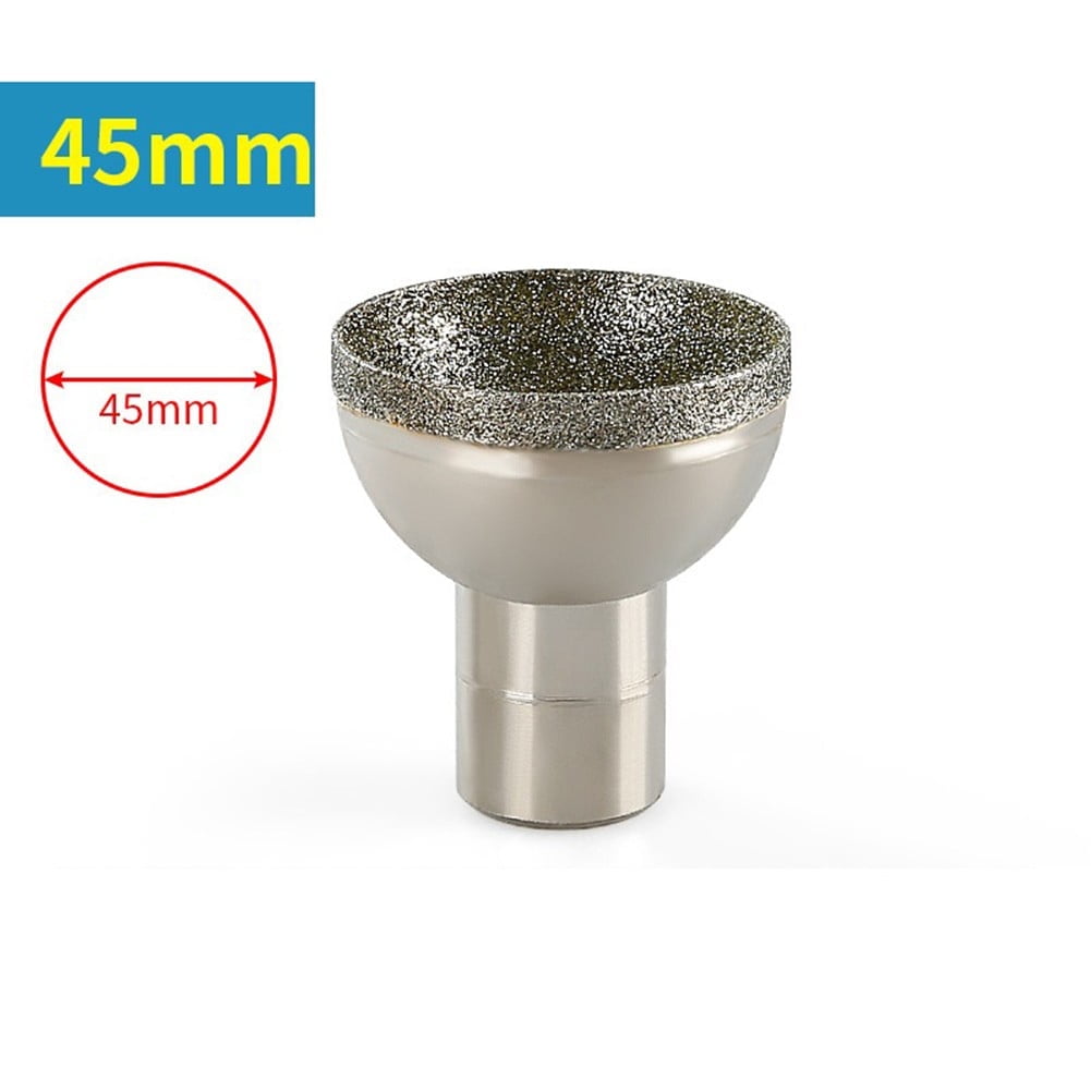 Diamond Mounted Point Head Spherical Concave Coarse Grinding Bit for