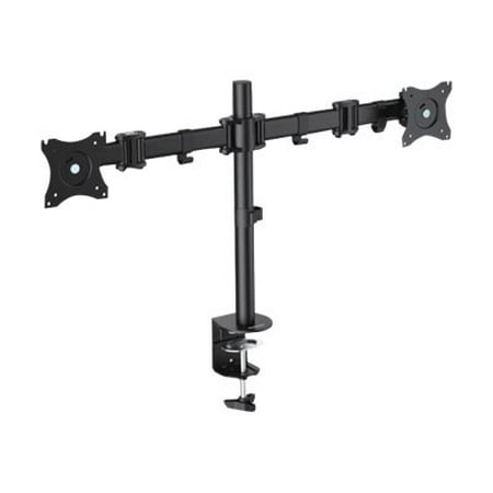 Diamond Ergo - Elite Series Articulating Dual Monitor Desk Mount - Black