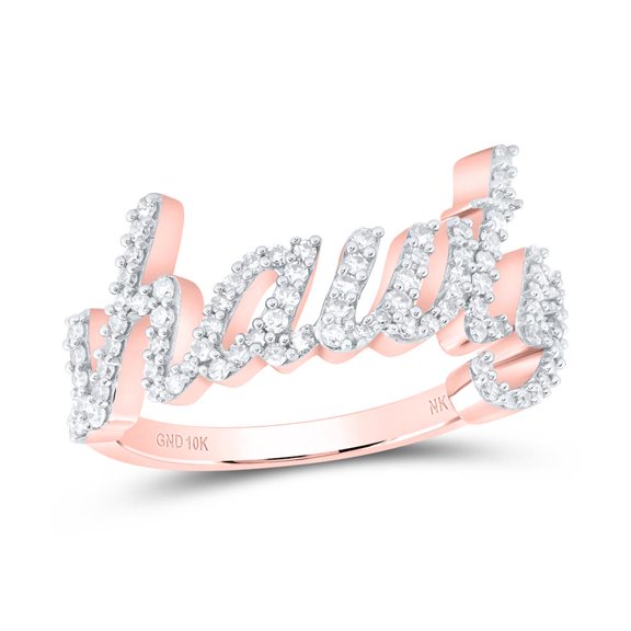 Diamond NK Gift Shawty Ring 0.4cttw