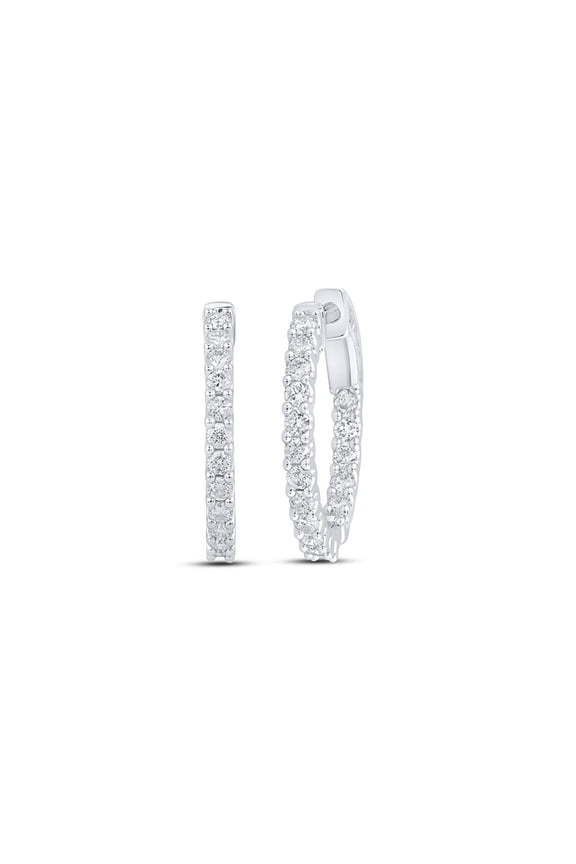 Diamond NK Hoops Earring 4cttw