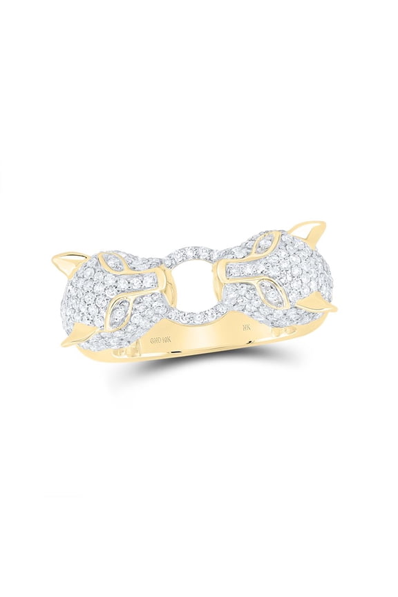 Diamond NK Leopard Ladies Ring 1.33cttw