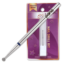 Diamond Nail Drill Bit Set, Professional Cuticle Nail Drill Bits Kit for Acrylic Gel Nails, Manicure Pedicure Shapen Remove Tools, Home Salon Use (BALL BIT, 1 Piece)