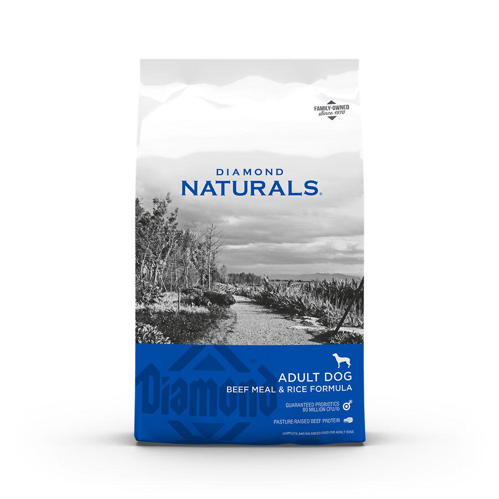 Diamond Naturals Adult Beef Meal and Rice Formula Dry Dog Food 40 lb Walmart