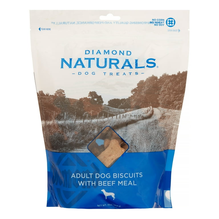 Diamond Naturals Beef Biscuits Dog Treats 16 Oz