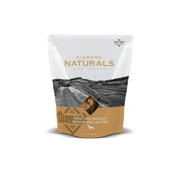 Diamond Naturals Adult Dog Biscuits with Peanut Butter Dog Treats Diamond Naturals Adult Dog Biscuits with Peanut Butter Dog Treats