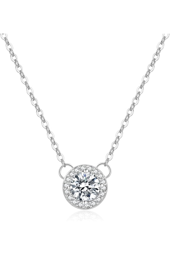 Diamond Necklaces for Women Dainty Choker Necklace Simple 14k Gold Plated CZ Jewelry Necklaces[g120]