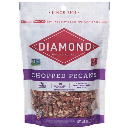 Diamond of California Chopped Pecans 8 oz
