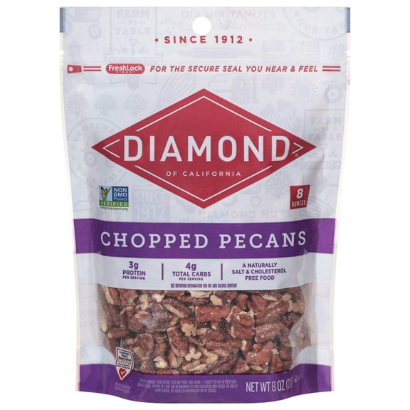 Diamond of California Chopped Pecans 8 oz