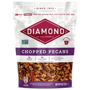 Diamond Of California Chopped Pecans, 3g Protein, 8 oz Bag