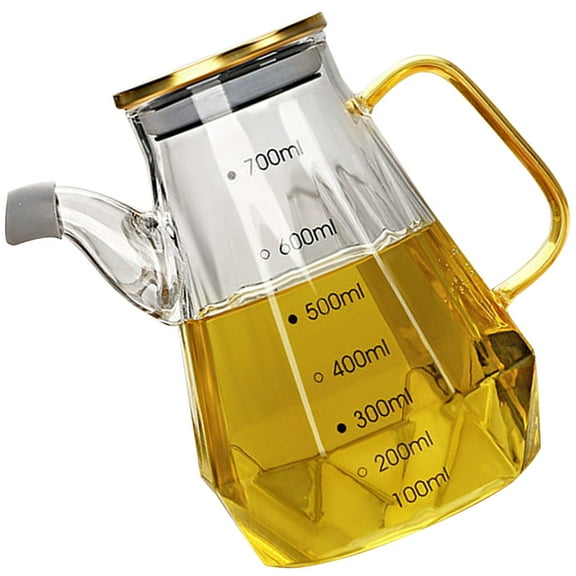Diamond Oiler Oil Pour Bottle Oil Dispensers Soy Sauce Bottle Oil Dispenser Bottle Glass Syrup Dispenser Oil Jug