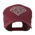thumbnail image 1 of Diamond Outline Embroidered Cap - Maroon OSFM, 1 of 5
