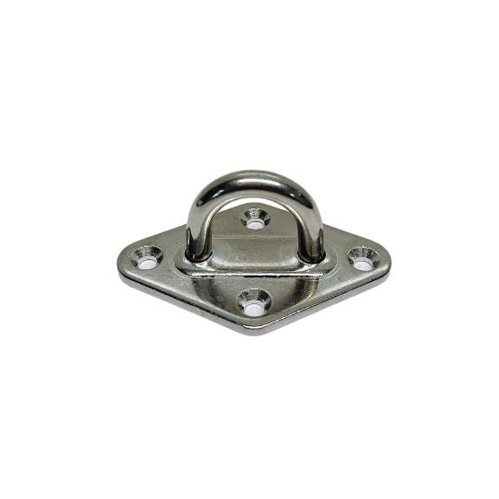 304 Rvs Diamond Eye Pad Plaat met Ring 5/16 8mm Anker 304 Rvs Diamond Eye Pad Plaat met Ring 5/16 8mm Anker