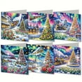 thumbnail image 1 of Diamond Paint Christmas Cards, Craft Diamond Art Cards Making Kits DIY Christmas Grting Cards 5D Diamond Art Painting Christmas Cards for Adults Kids Gifts, 1 of 10