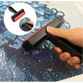 thumbnail image 1 of Press Bead  Roller Tool | Reinforced Rolling Bar for Canvas Bonding | Ergonomic PP Handle | Smooth Application | Durable Craft Roller | Size 11.5x13cm | 1 Pack, 1 of 9